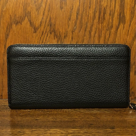 NWT-Kate Spade-Yours Truly Heart Appliqué-Lacey Lg Continental Zip Wallet-$198 - Picture 3 of 5